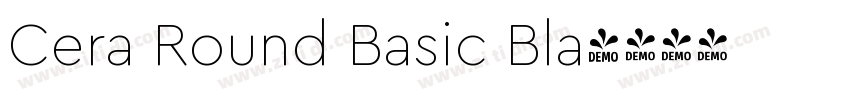 Cera Round Basic Bla字体转换